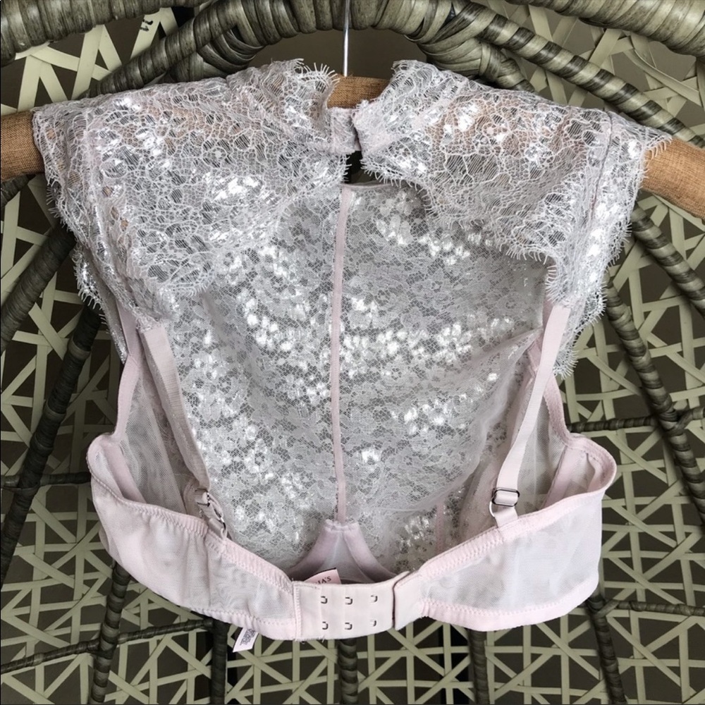 💖VS 2 Pieces Set - High Neck Bralette and Panties - Picture 5 of 8